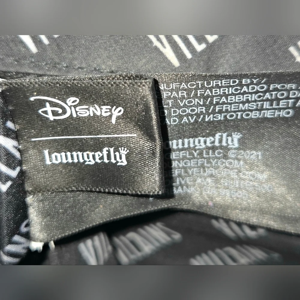 LOUNGEFLY DISNEY VILLAINS DEBOSSED CROSS BODY BAG. - Picture 6 of 7